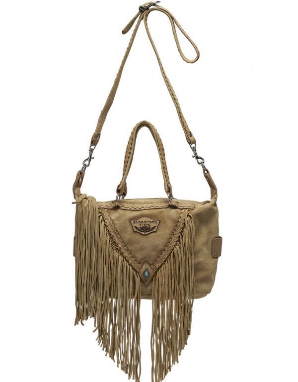 Core Silverstone Cream Leather Bag