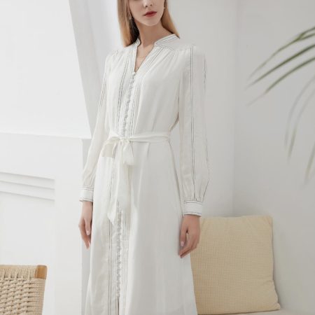 Eden Cupro Dress White