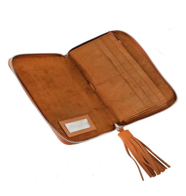 Hula  Hibiscus wallet Light Tan - Image 4