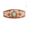Hula Hibiscus Belt dark Tan