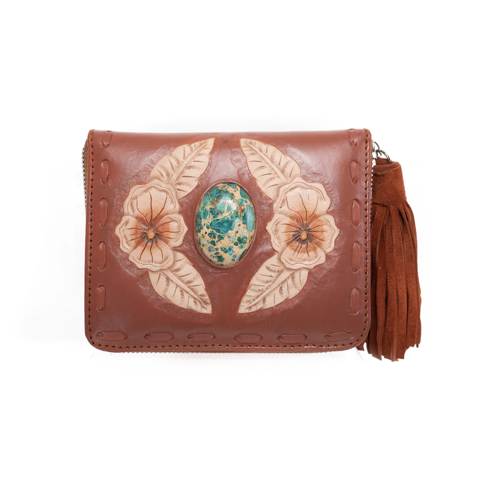 Charm Mini Wallet Rust