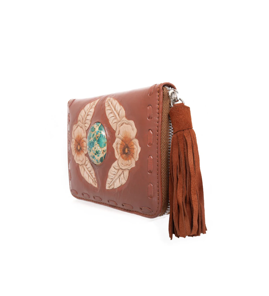 Charm Mini Wallet Rust