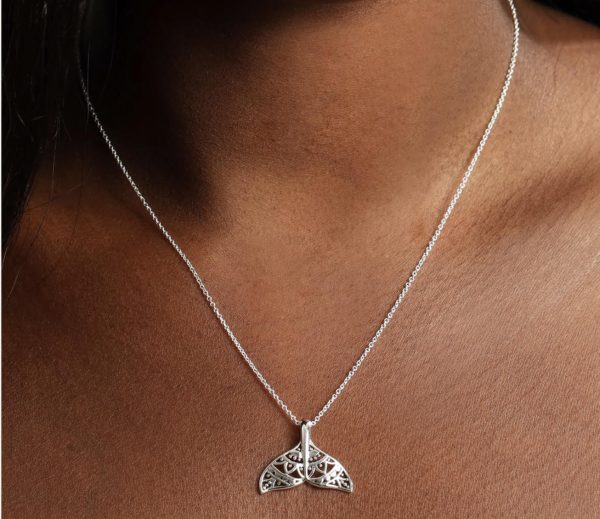 Mandala Dolphin Tail Necklace
