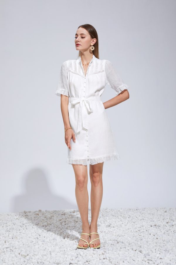 Rochelle Linen Dress short