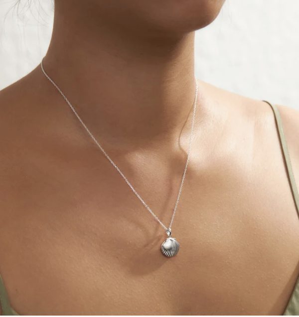 Sterling Silver Seashell Locket